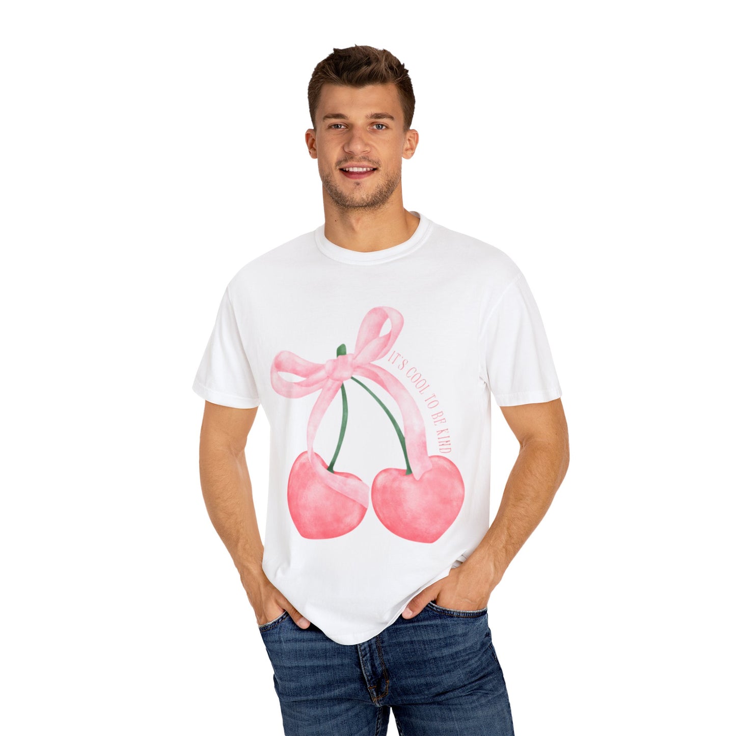 Cherry Blossom Unisex T-Shirt, Casual Summer Tee, Gift for Her, Cute Graphic Shirt, Trendy Apparel, Perfect for Spring