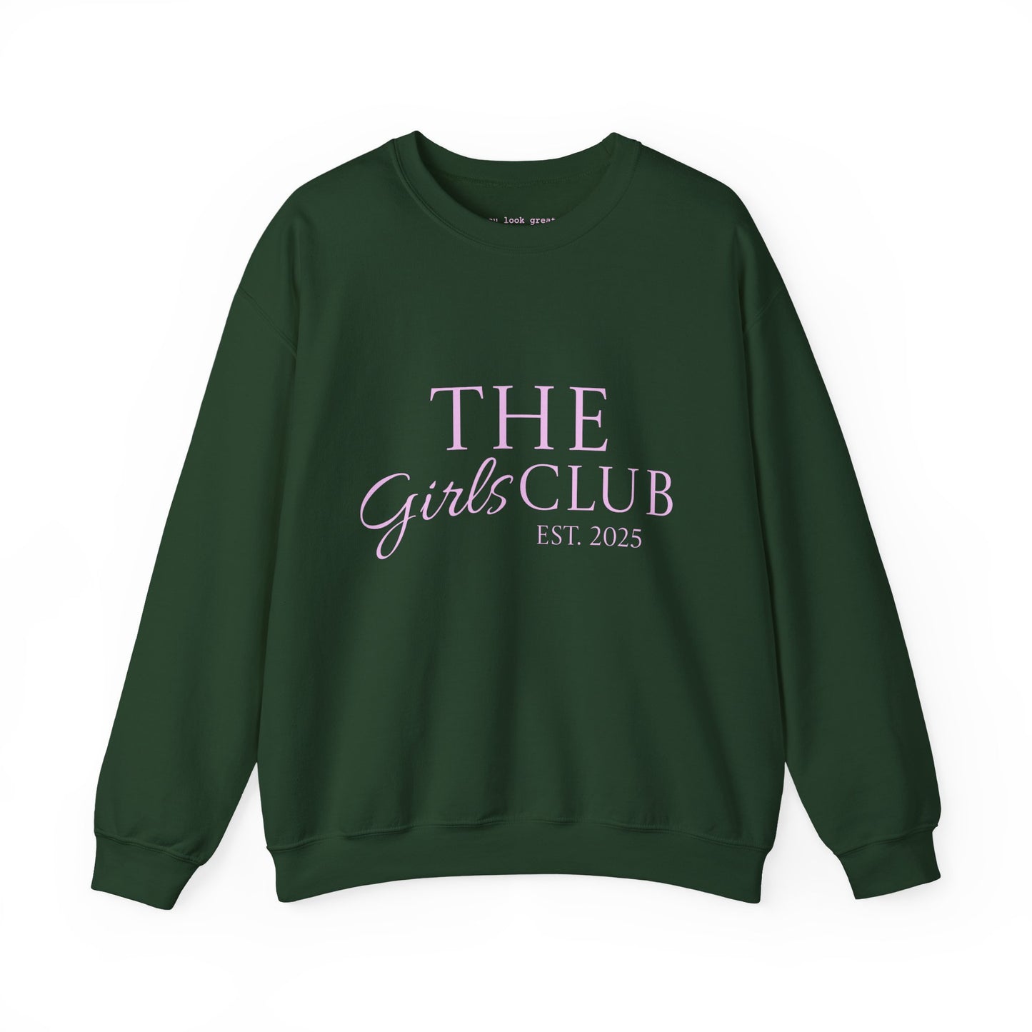 Girls Club Sweatshirt, Cozy Unisex Crewneck, Stylish Gift for Friends, Perfect for Parties, Cute Casual Wear