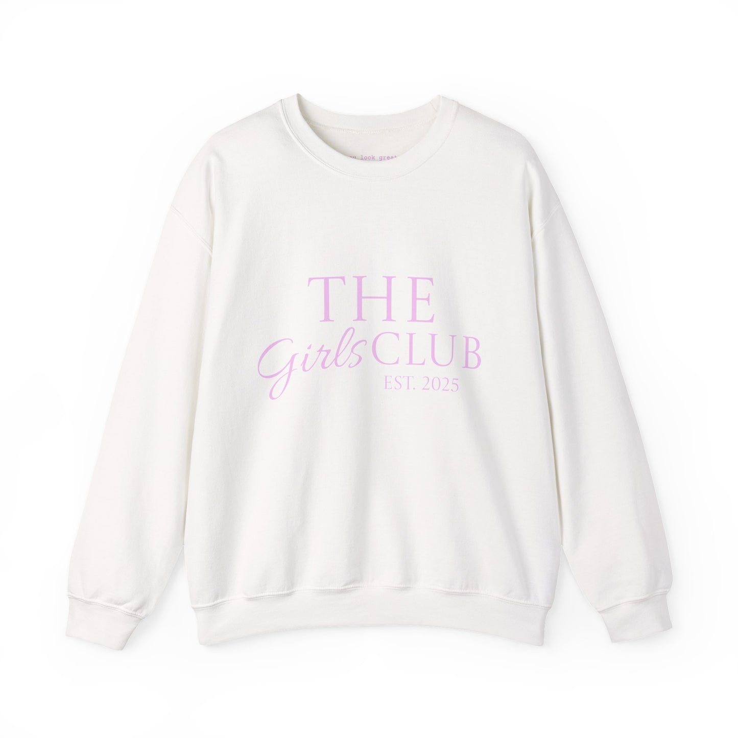 Girls Club Sweatshirt, Cozy Unisex Crewneck, Stylish Gift for Friends, Perfect for Parties, Cute Casual Wear